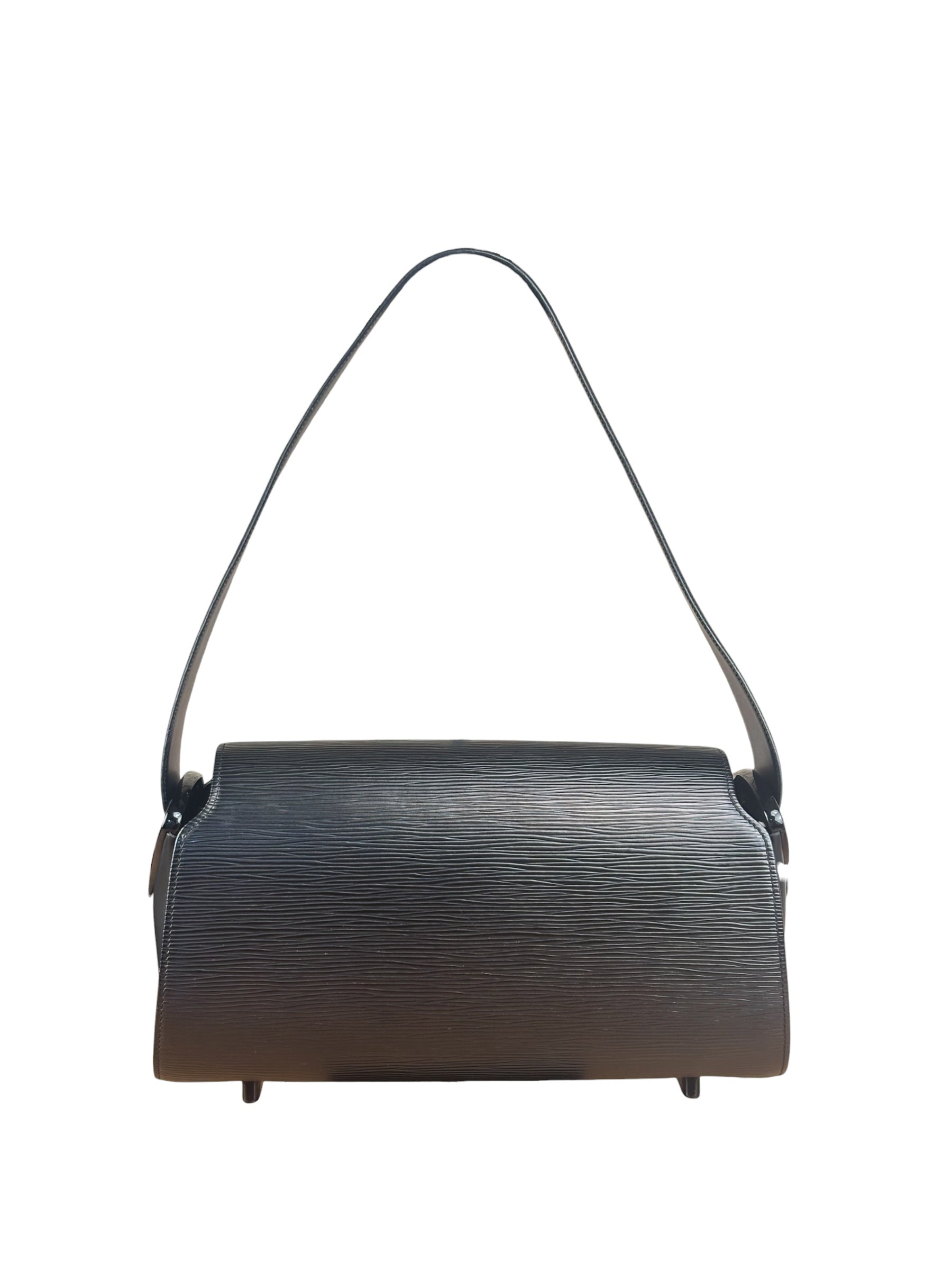 Louis Vuitton Black Epi Leather Flap Nocturne Shoulder Bag PM