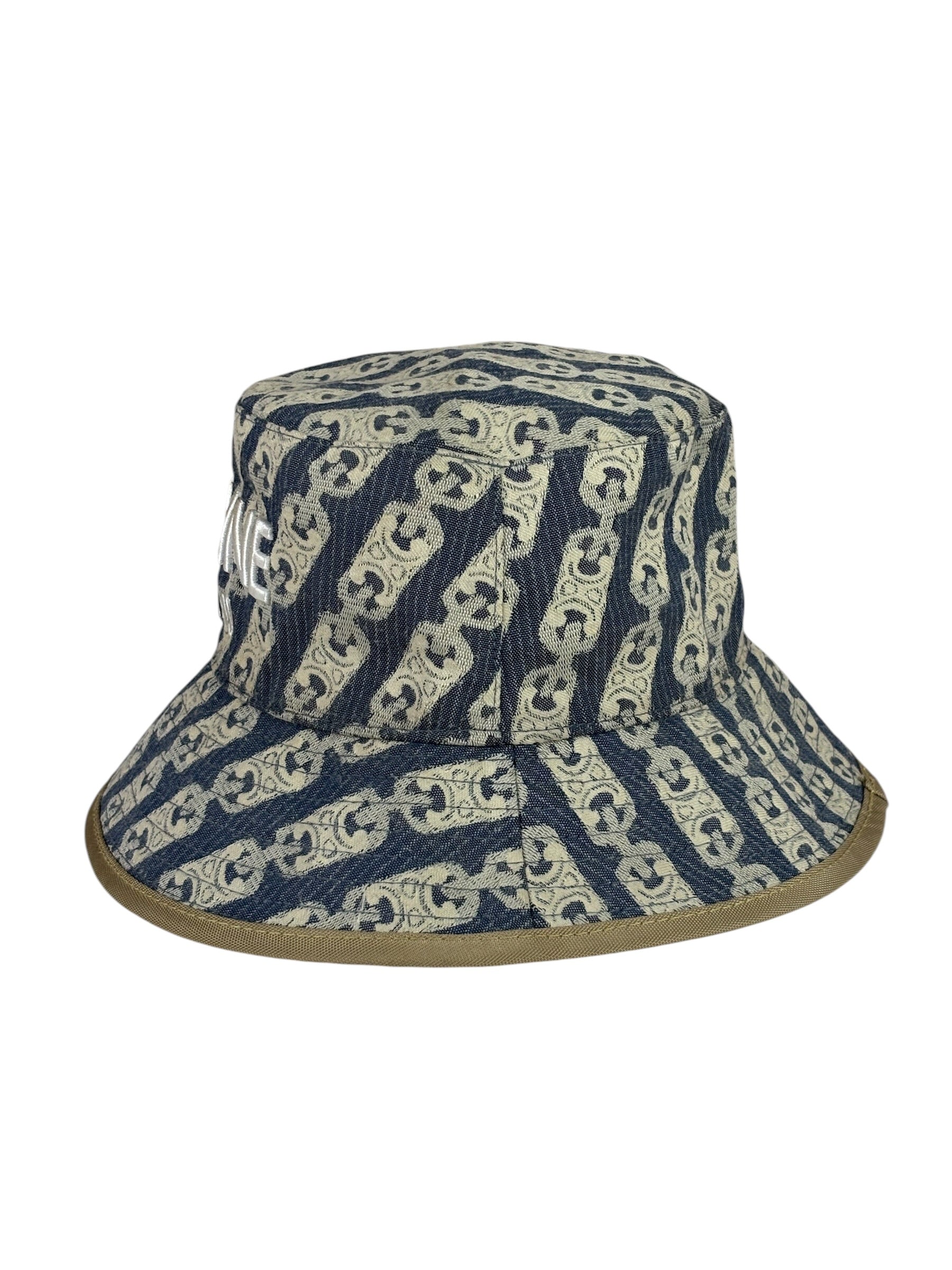 Celine Paris Blue Denim Bucket Hat
