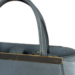 Fendi Grey Leather 2Jours Tote/Hand Bag