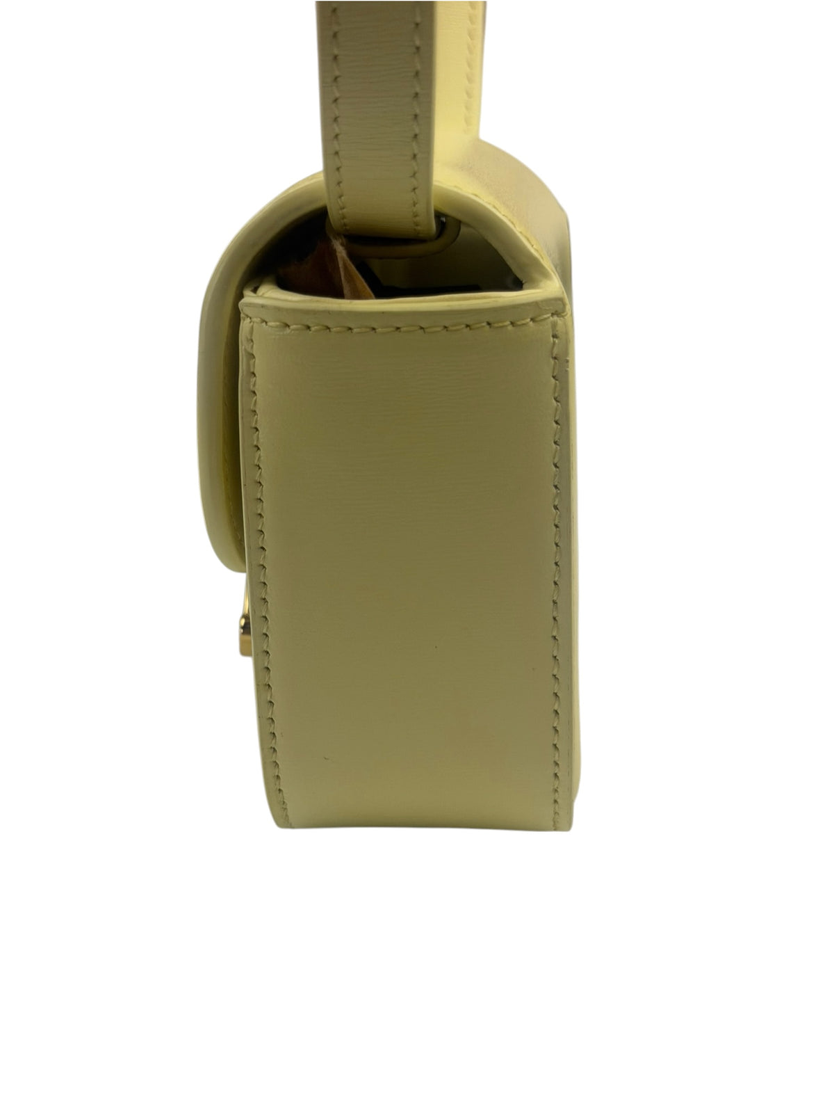 Celine Light Yellow Nano Triomphe Crossbody Bag