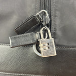 Prada Black Nylon Boston Travel Bag