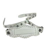 Balenciaga White Lambskin Le Cagole Shoulder Bag