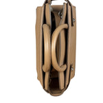 Givenchy Nude Brown Leather Mini Two-Way Handbag