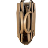 Givenchy Nude Brown Leather Mini Two-Way Handbag