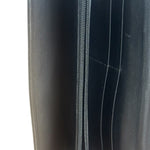 Christian Dior Vintage Black Canvas Trotter Long Wallet