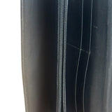 Christian Dior Vintage Black Canvas Trotter Long Wallet
