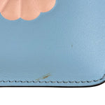 Fendi Monsters Blue Leather Key Wallet