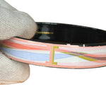 Hermes Abstract Wave Multicolor Bangle Bracelet