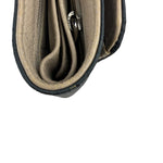 Loewe Muted Slate Blue Leather Monogram Debossed Anagram Wallet