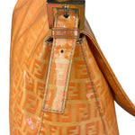 Fendi Orange Vinyl Mamma Baguette