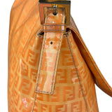 Fendi Orange Vinyl Mamma Baguette