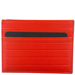 Christian Dior Red/Black Leather Card Holder