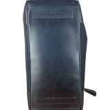 Prada Black Leather Tessuto Nylon Bowler Bag