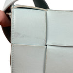 Bottega Veneta Intercciato Cassette Glacier Crossbody