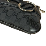 Gucci Black Tom Ford Horsebit Shoulder Bag