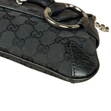 Gucci Black Tom Ford Horsebit Shoulder Bag