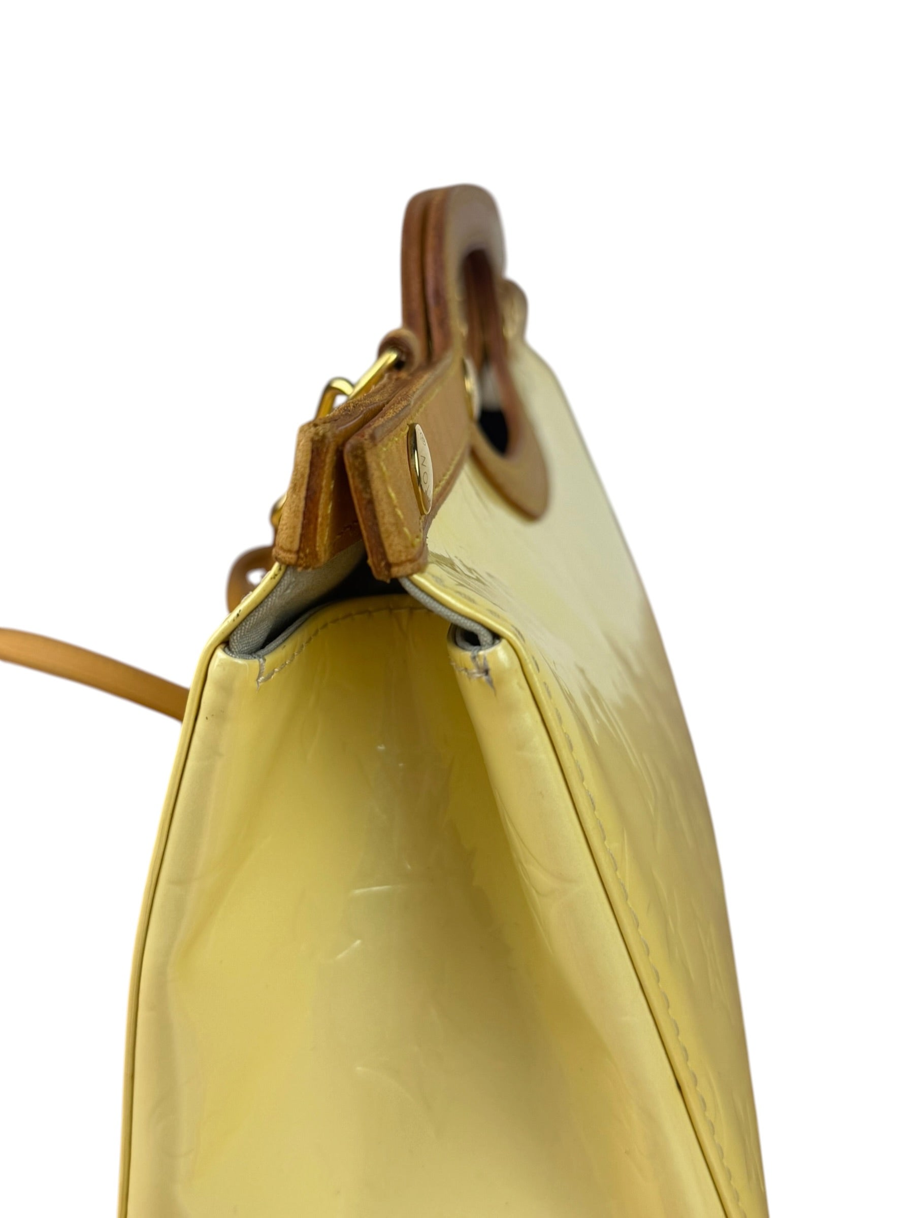 Louis Vuitton Yellow Vernis Roxbury Dive Two-Way Bag