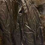 Vintage Mixed Brown Mink Fur Mid Length Coat