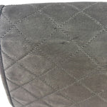 Chanel Black Quilted Satin Shoulder Bag