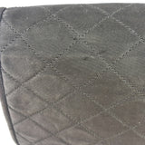 Chanel Black Quilted Satin Shoulder Bag