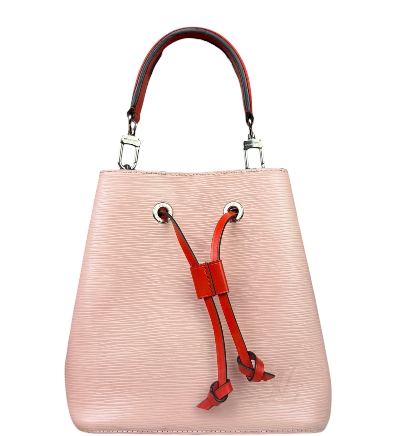 Louis Vuitton Epi Rose Ballerine NeoNoe BB Bucket Handbag