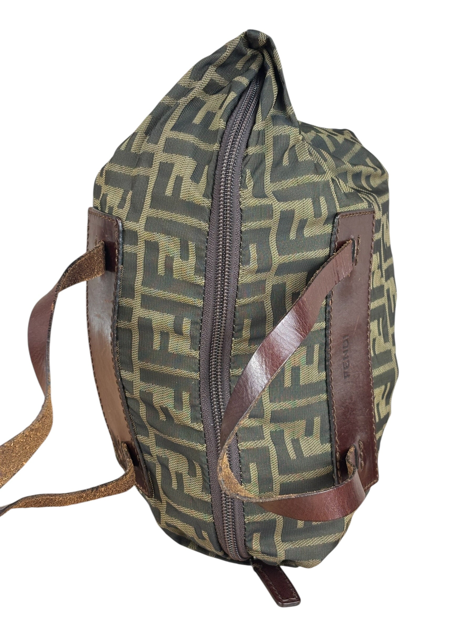 Fendi Zucca Foldable Canvas Tote Bag