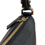 Gucci Black Pebbled Leather Shoulder Bag