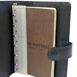 Louis Vuitton Black Epi Leather Agenda