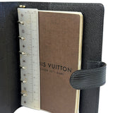 Louis Vuitton Black Epi Leather Agenda