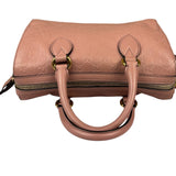 Gucci Pink Leather Guccissima Two-Way Boston Bag