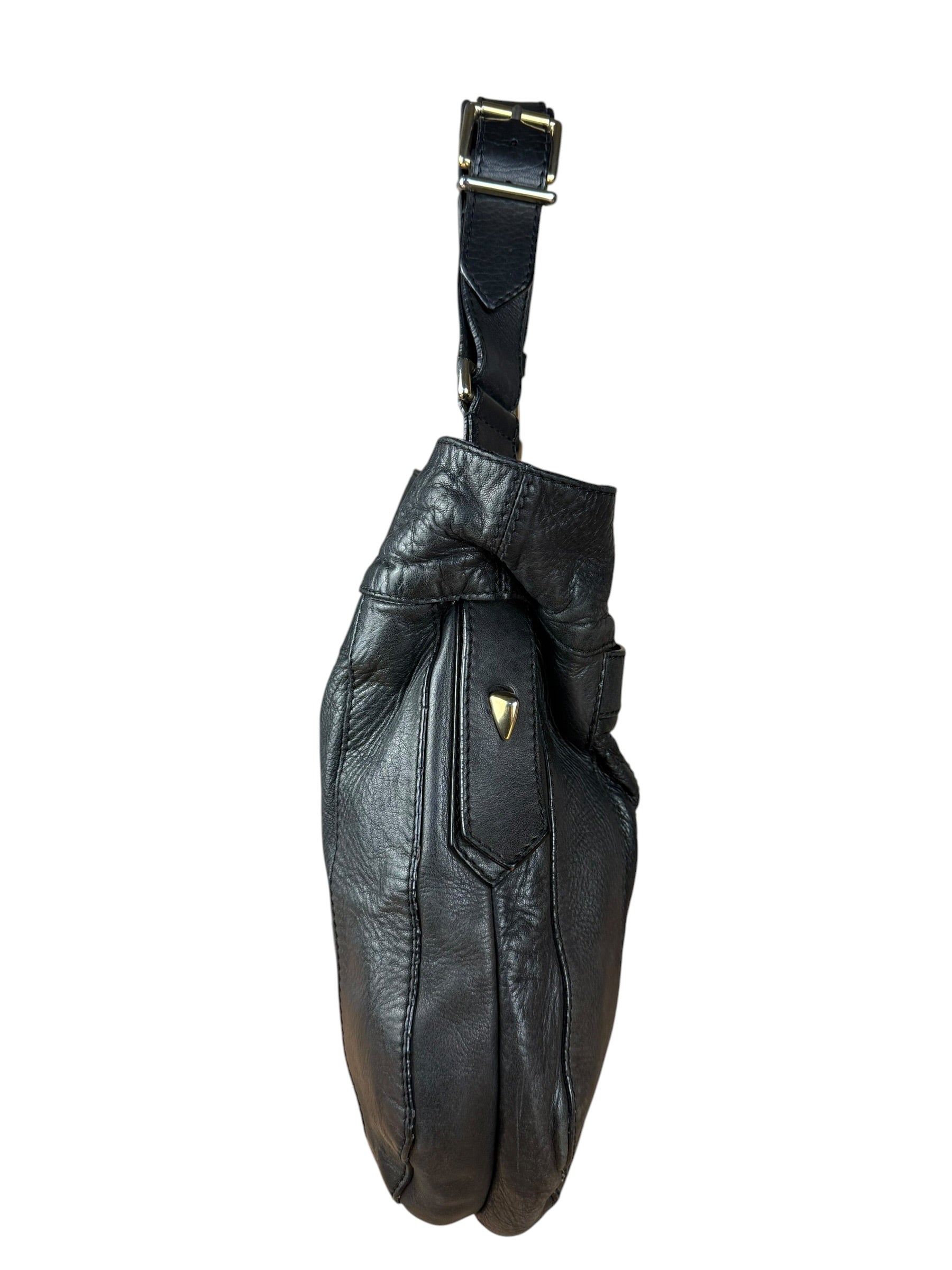 Givenchy Black Leather Hobo Bag