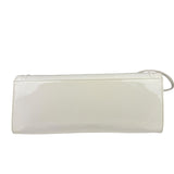 Jean Paul Gautier White Patent Leather Clutch Wallet