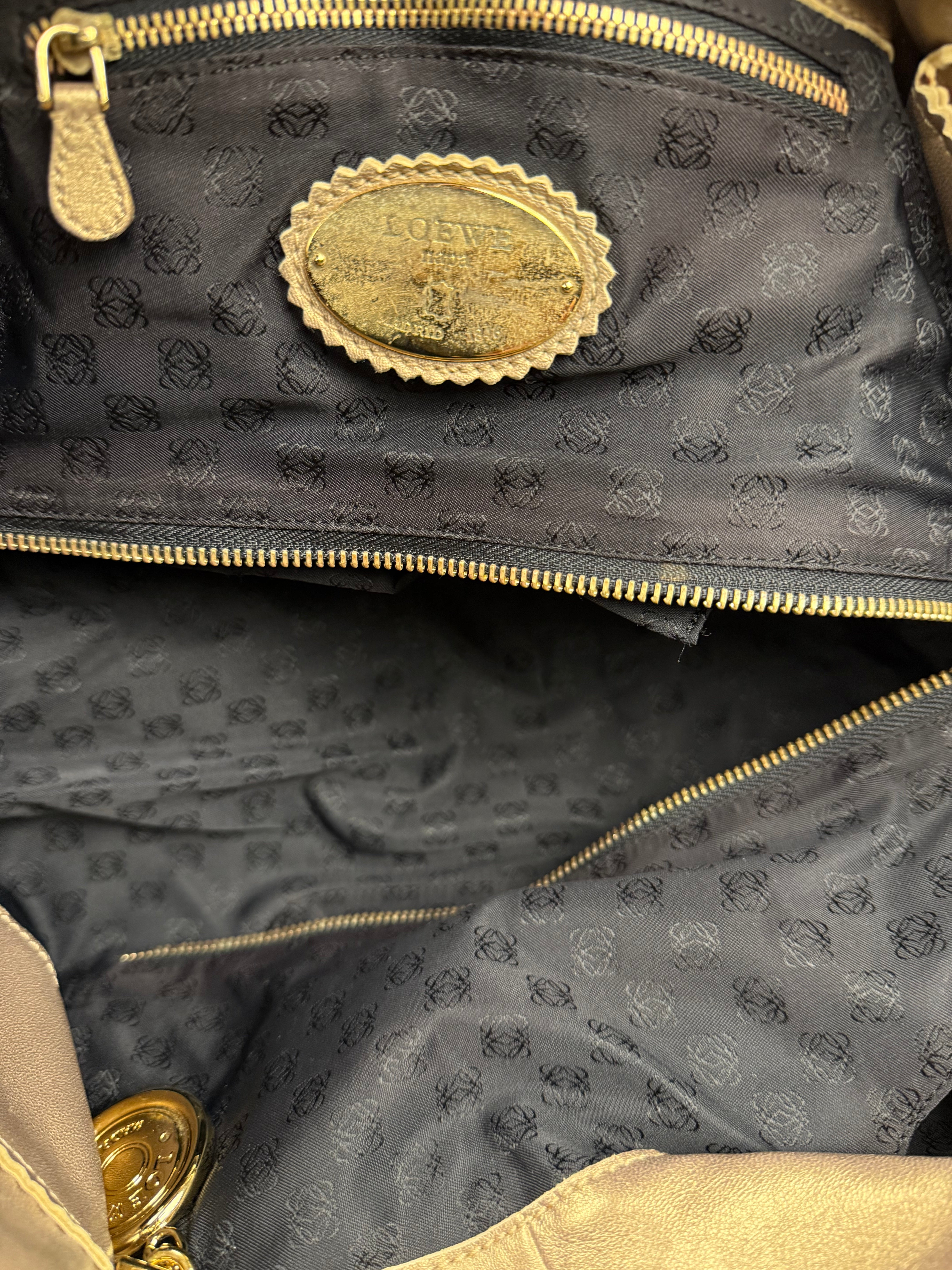 Loewe Metallic Nappa Aire Handbag