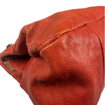 Chanel Red Caviar Quilted Small Frame Shoulder Bag 2011