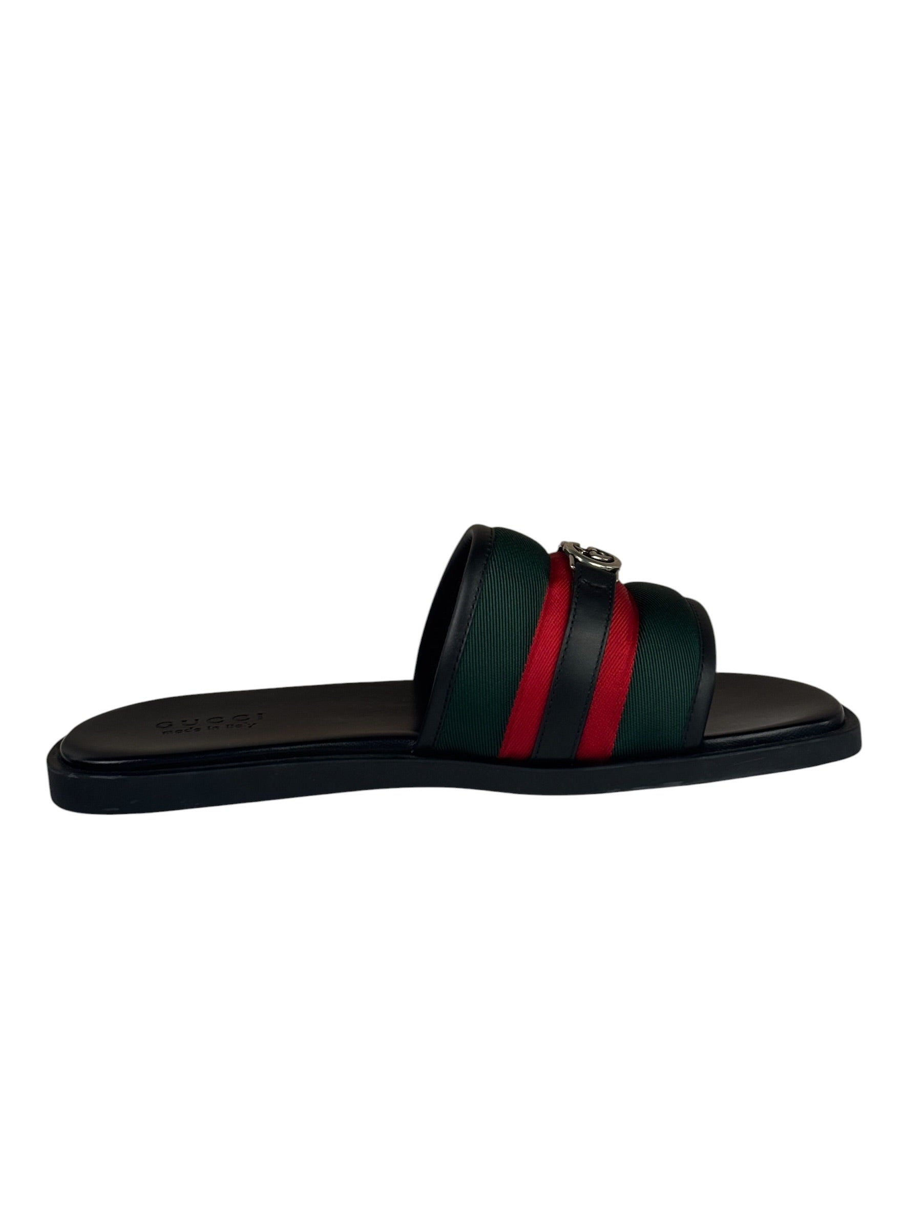 Gucci Interlocking G Sherry Line Leather Sandals