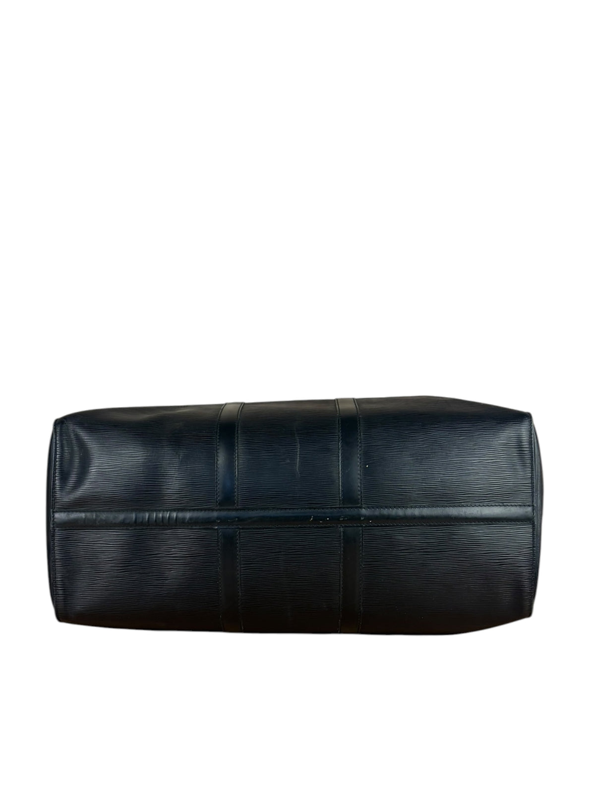 Louis Vuitton Black Epi Leather Keepall 50