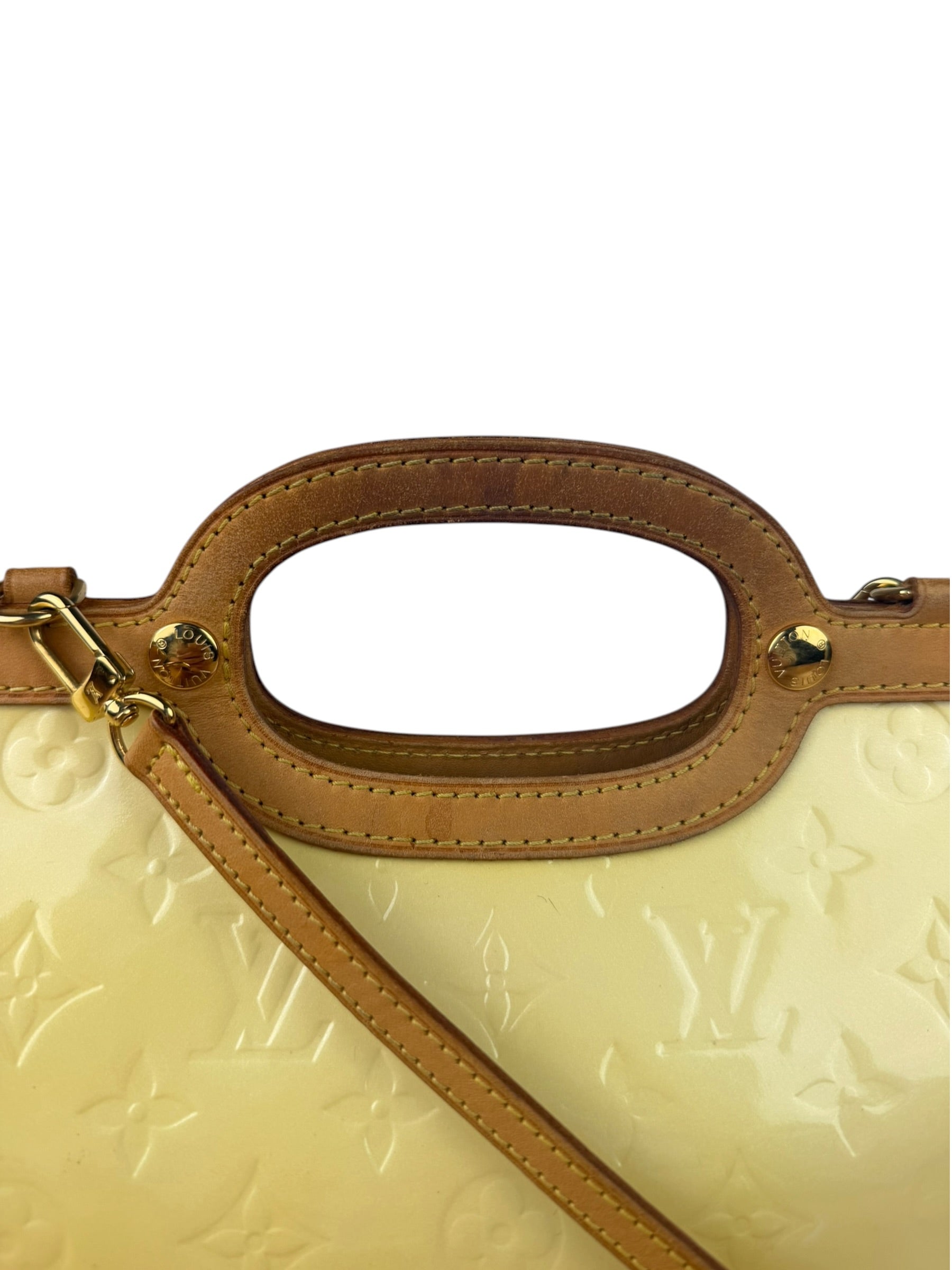 Louis Vuitton Yellow Vernis Roxbury Dive Two-Way Bag