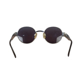 Chanel Vintage Silver Round Frame Sunglasses