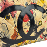 Chanel Multicolor Graffiti Coated Canvas Tote