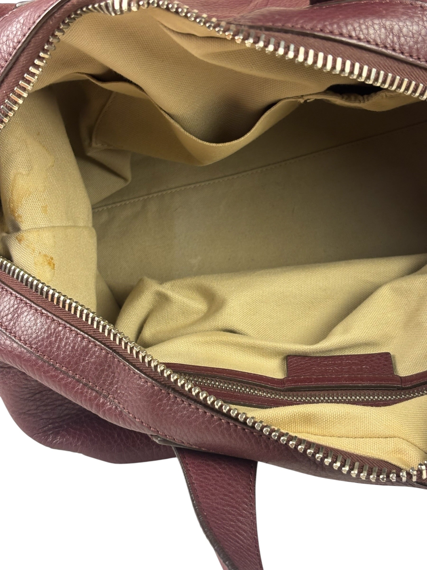 Givenchy Nightingale Burgundy Leather Two-Way Bag