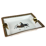 Hermes Cheval d'Orient Porcelain Ashtray