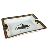 Hermes Cheval d'Orient Porcelain Ashtray