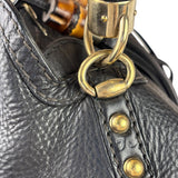 Gucci Black Leather Indy Hobo Bag