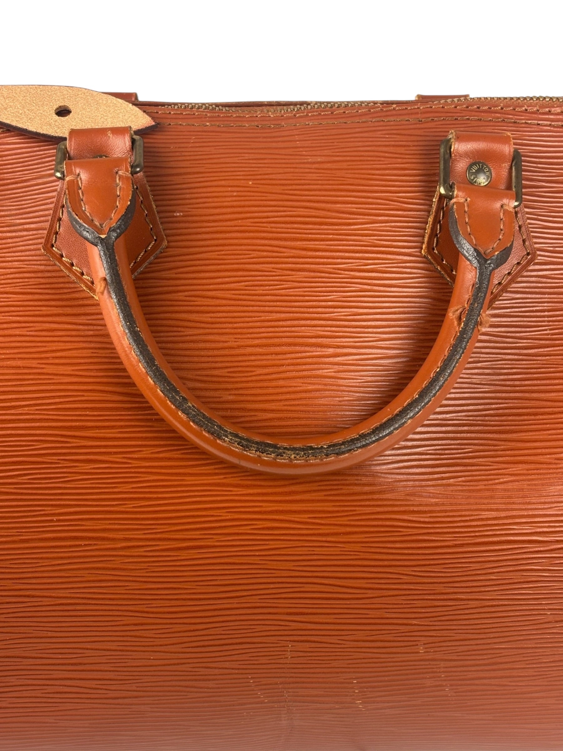 Louis Vuitton Brown Epi Speedy 30