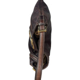 Gucci Brown Web Britt Hobo Leather Shoulder Bag
