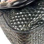 Fendi Patent Leather Romanesque B Buckle Bag