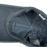 Balenciaga Diagonal Embroidered Logo Cap Black