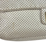 Chanel Ivory Perforated Drill Two-Tone Mademoiselle Flap Bag 2006