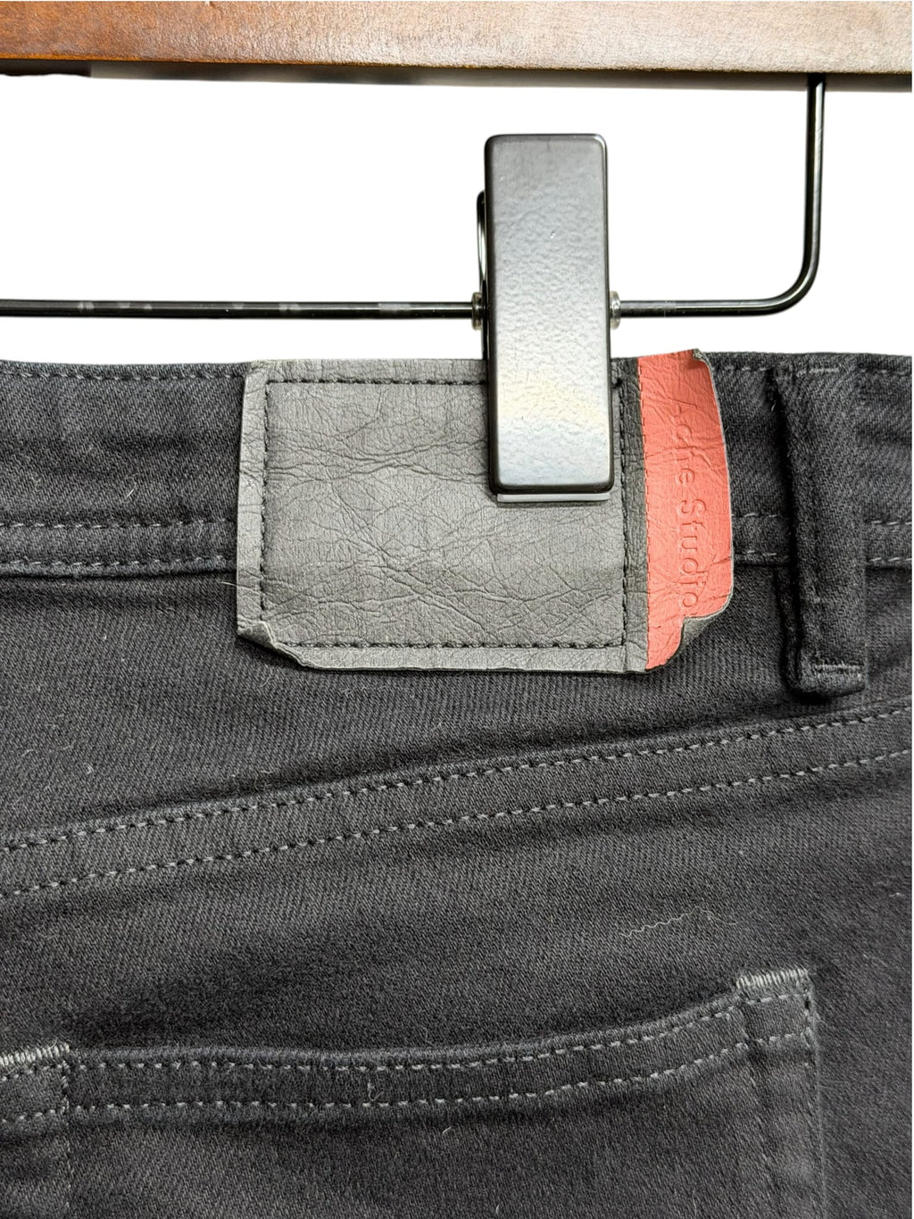 Acne Studios Black Denim Skinny Jeans
