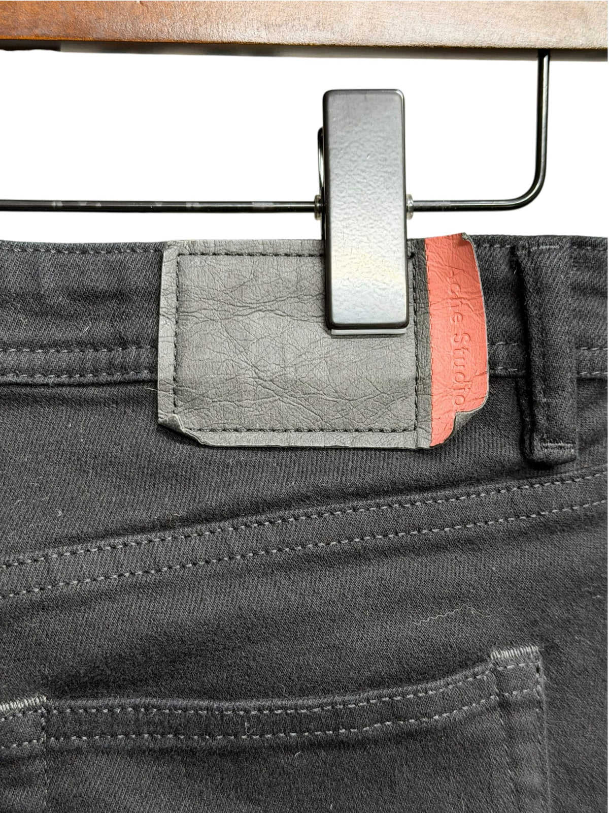 Acne Studios Black Denim Skinny Jeans